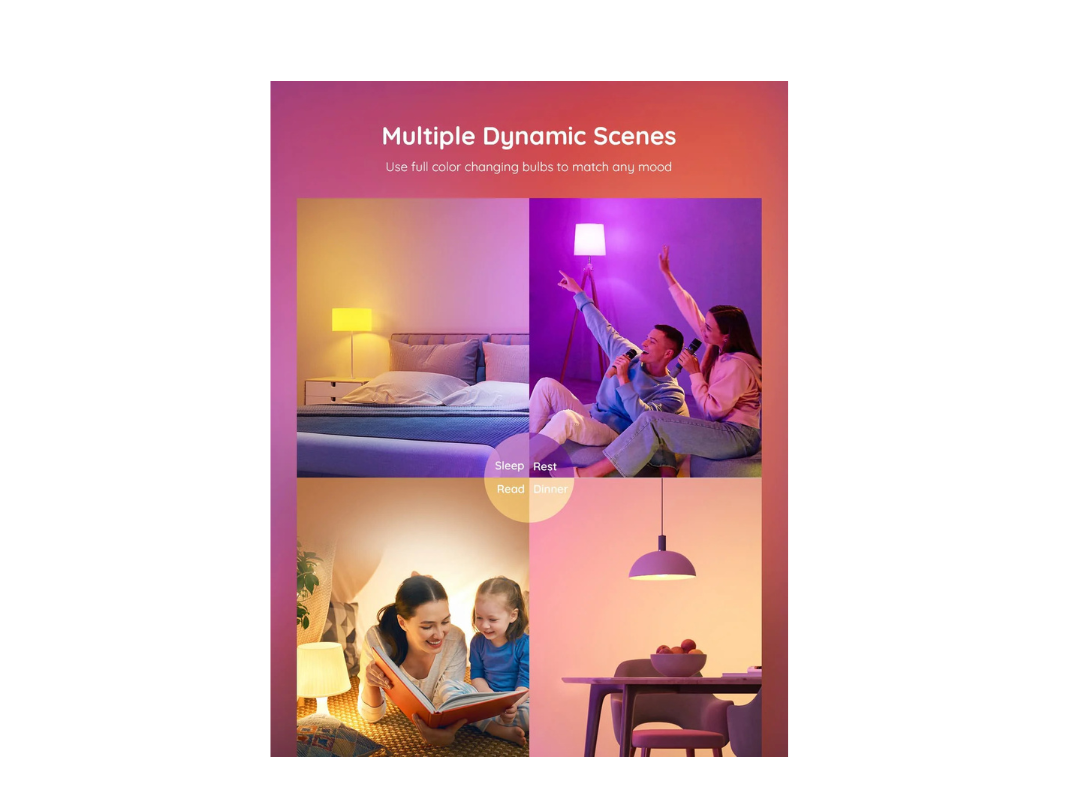 Govee Wi-Fi+ Bluetooth RGBWW Smart LED Bulb Govee Wi-Fi+ Bluetooth RGBWW Smart LED Bulb